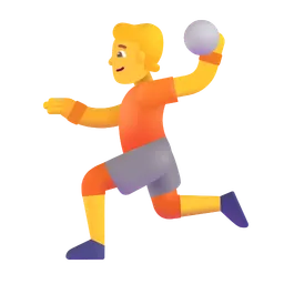 person playing handball