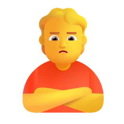 person pouting