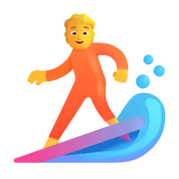 person surfing