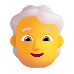 person: white hair