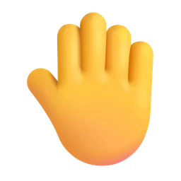 raised back of hand