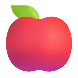 red apple