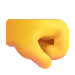 right-facing fist