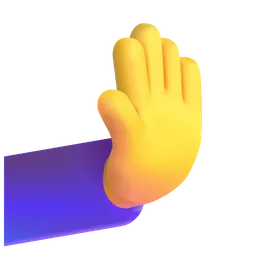 rightwards pushing hand