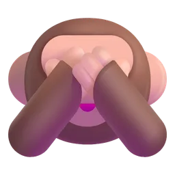 see-no-evil monkey