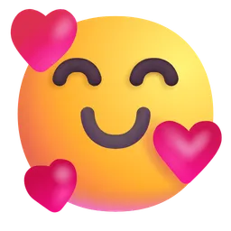 smiling face with hearts
