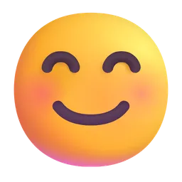 smiling face with smiling eyes