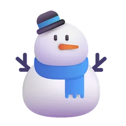snowman without snow