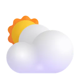 sun behind large cloud