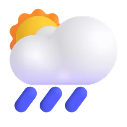 sun behind rain cloud