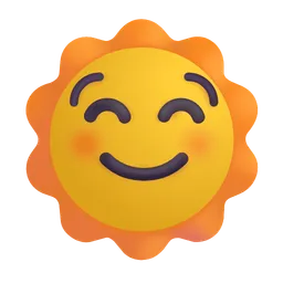 sun with face