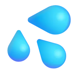 sweat droplets