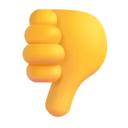 thumbs down
