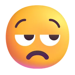 unamused face
