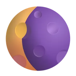 waning crescent moon