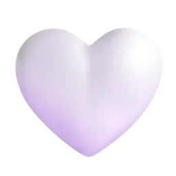 white heart