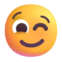 winking face