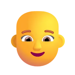woman: bald