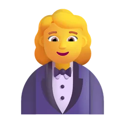 woman in tuxedo
