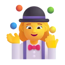 woman juggling