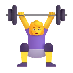 woman lifting weights