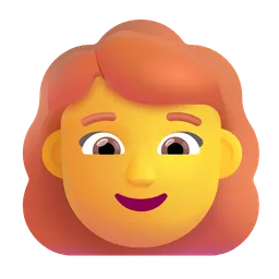 woman: red hair