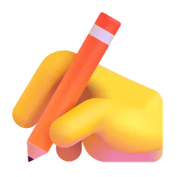 writing hand