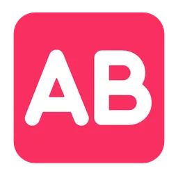 AB button (blood type)