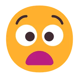 anguished face