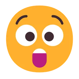 astonished face