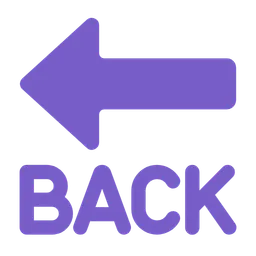 BACK arrow