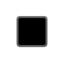 black medium-small square