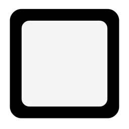black square button