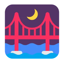 bridge at night