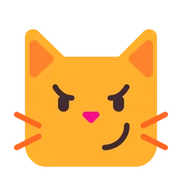 cat with wry smile