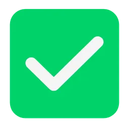 check mark button