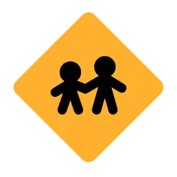 children crossing