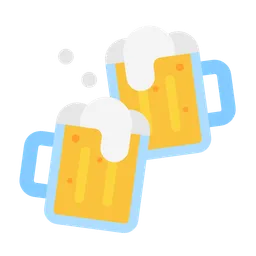 clinking beer mugs