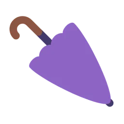 closed umbrella