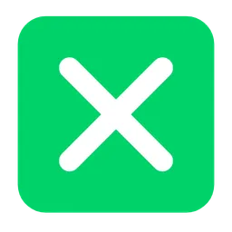 cross mark button