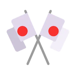 crossed flags