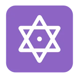 dotted six-pointed star