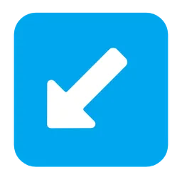 down-left arrow