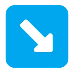 down-right arrow