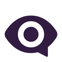 eye in speech bubble