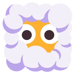 face in clouds