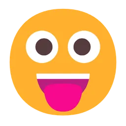 face with tongue