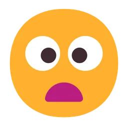 frowning face with open mouth