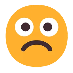 frowning face