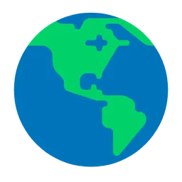 globe showing Americas